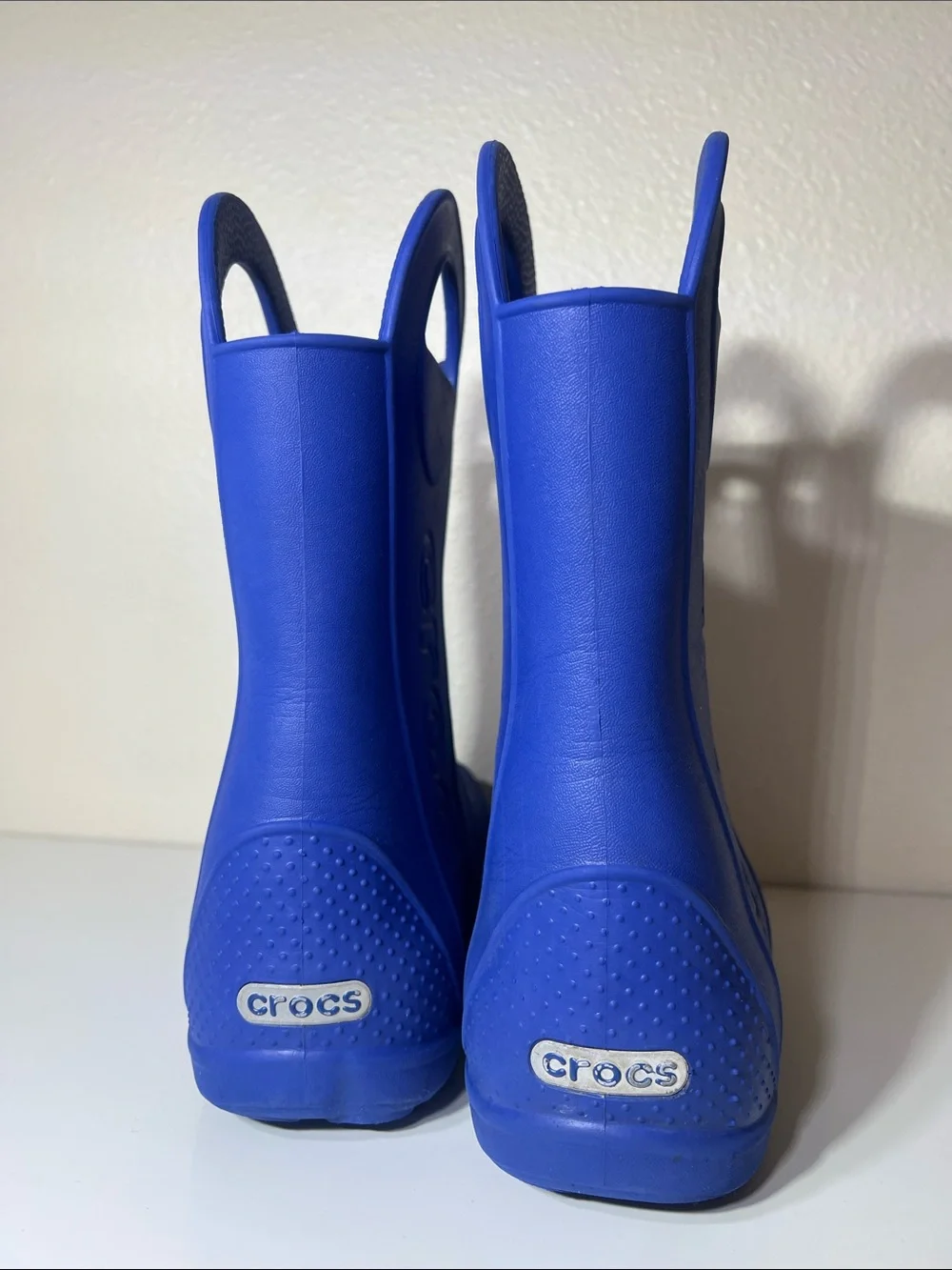 Crocs Kids Blue H Rain Boots Size 2Y